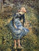 Camille Pissarro girls Spain oil painting artist